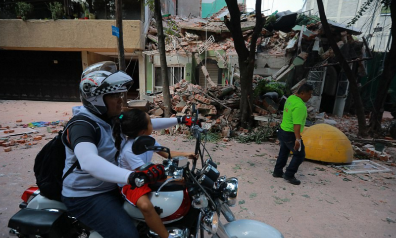 Meksika'daki depremden kareler