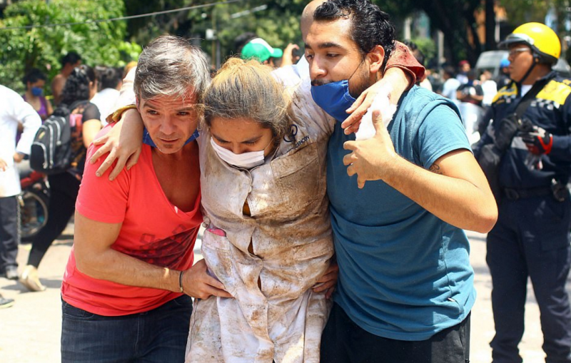Meksika'daki depremden kareler
