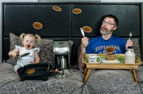 Dünyanın en iyi babası olmaya aday