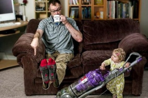 Dünyanın en iyi babası olmaya aday