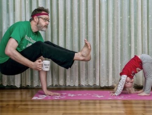 Dünyanın en iyi babası olmaya aday