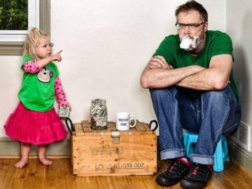 Dünyanın en iyi babası olmaya aday