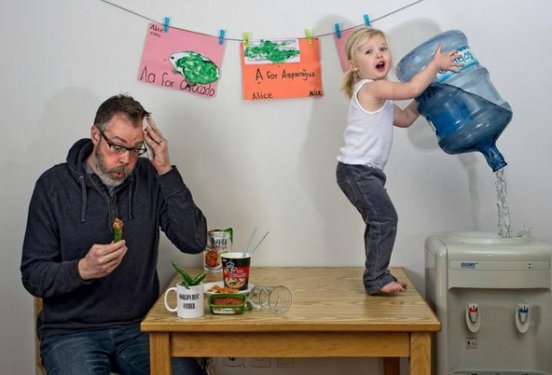 Dünyanın en iyi babası olmaya aday