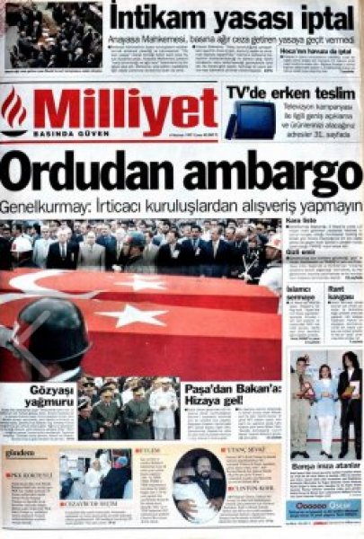 28 Şubat'ın utanç manşetleri