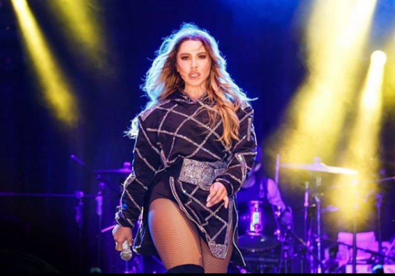 Almanya'da konser veren Hadise tek çizmeyle sahneye çıktı 