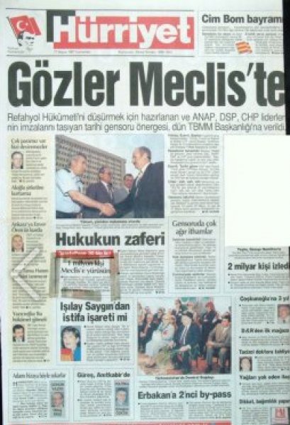 28 Şubat'ın utanç manşetleri