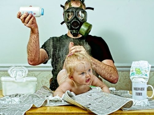 Dünyanın en iyi babası olmaya aday