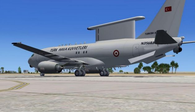 TSK'nın havadan ihbar ve kontrol uçağı Barış Kartalı