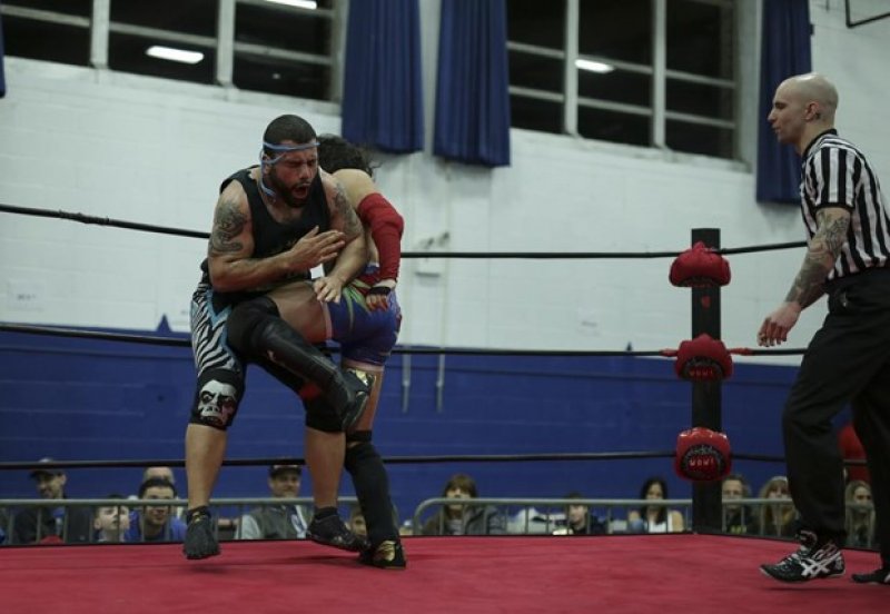 ABD'de kilisede Amerikan güreşi turnuvası