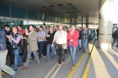 THY çalışanları grevde seferler iptal