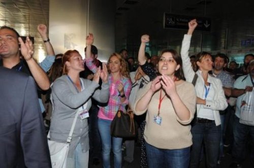 THY çalışanları grevde seferler iptal