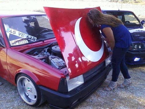 Tofaş kızları nefes kesti