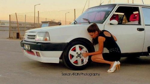 Tofaş kızları nefes kesti