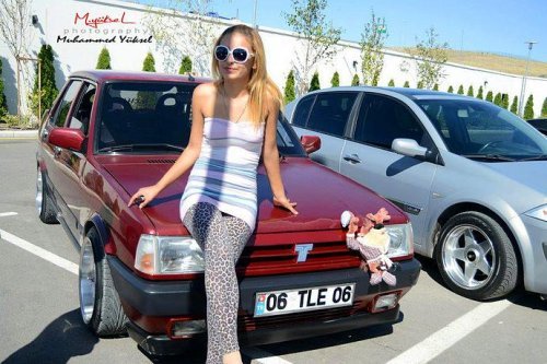 Tofaş kızları nefes kesti