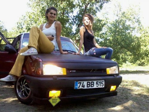 Tofaş kızları nefes kesti