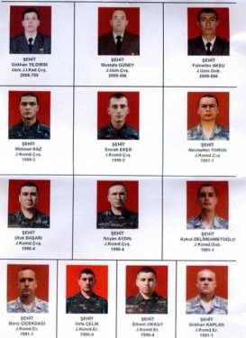 Türkiye 13 şehidine ağlıyor