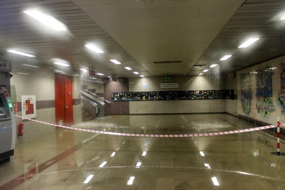 İstanbul'da sağanak yağmur etkisi