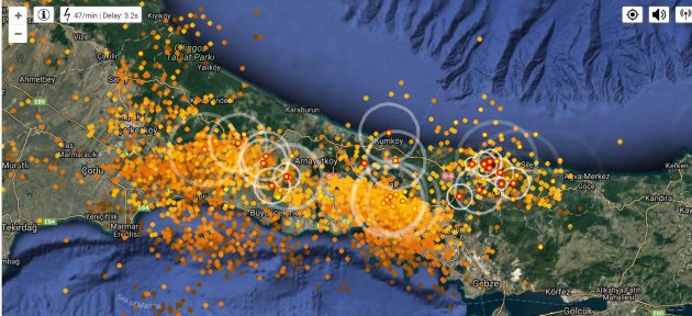 İstanbul'da sağanak yağmur etkisi
