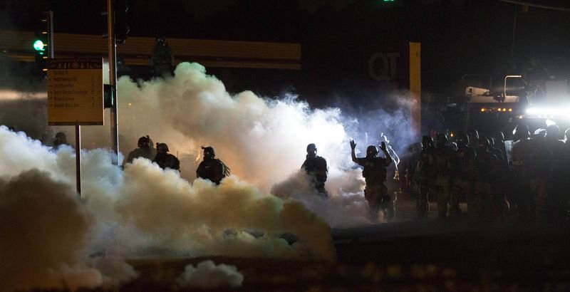 Ferguson'da polis müdahalesi