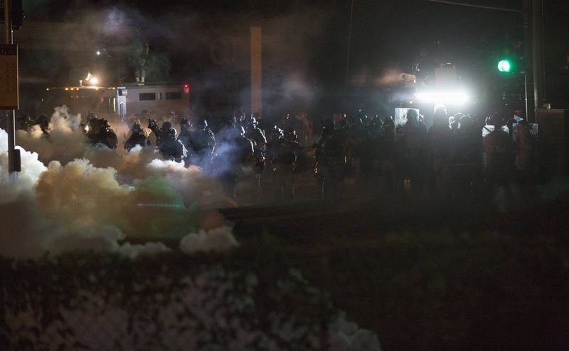 Ferguson'da polis müdahalesi