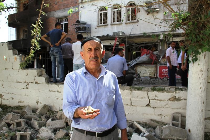 Diyarbakır Silvan savaş alalına döndü