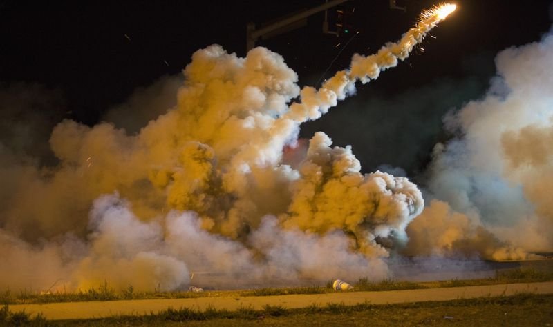 Ferguson'da polis müdahalesi