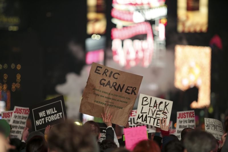 Polis şiddeti protestoları New York'a yayıldı