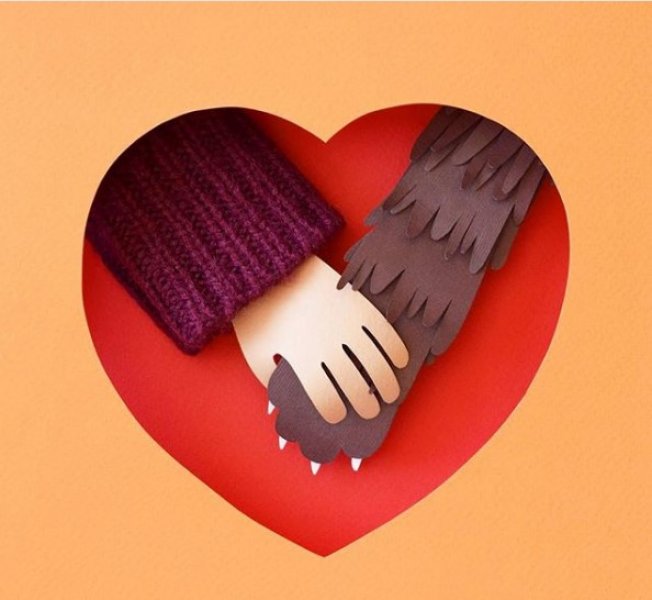 İç ısıtan kağıt oyma sanatı çalışmaları