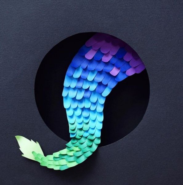 İç ısıtan kağıt oyma sanatı çalışmaları