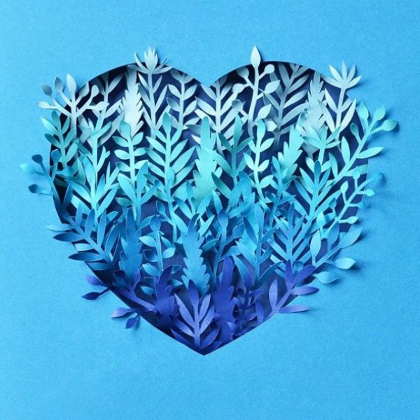 İç ısıtan kağıt oyma sanatı çalışmaları