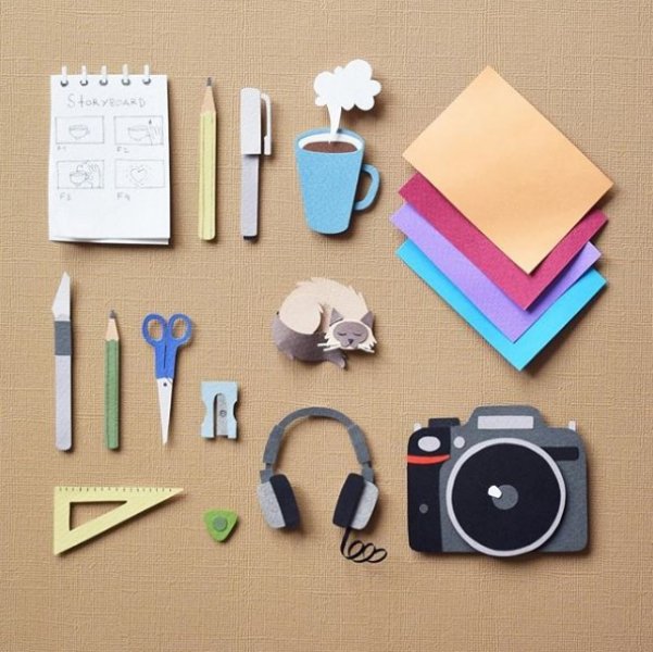 İç ısıtan kağıt oyma sanatı çalışmaları