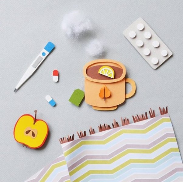 İç ısıtan kağıt oyma sanatı çalışmaları