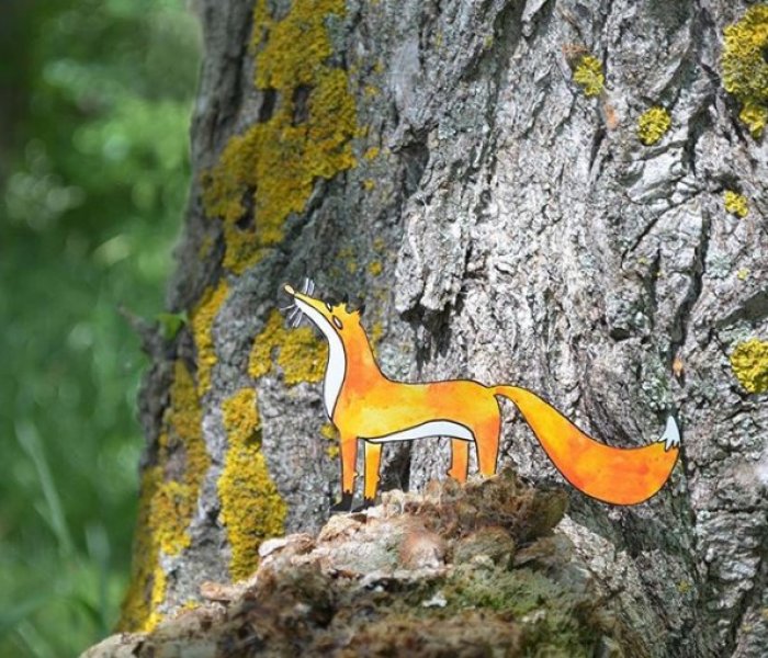 İç ısıtan kağıt oyma sanatı çalışmaları