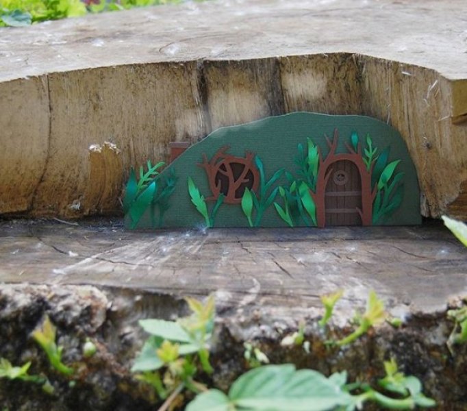 İç ısıtan kağıt oyma sanatı çalışmaları