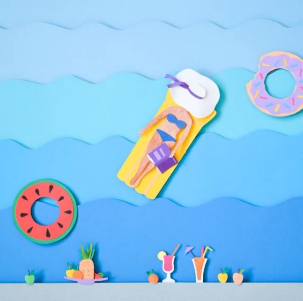 İç ısıtan kağıt oyma sanatı çalışmaları