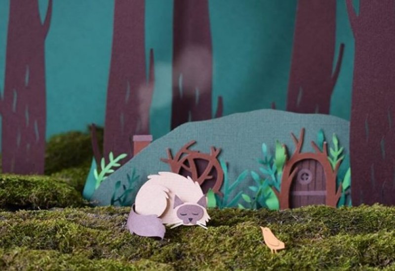 İç ısıtan kağıt oyma sanatı çalışmaları