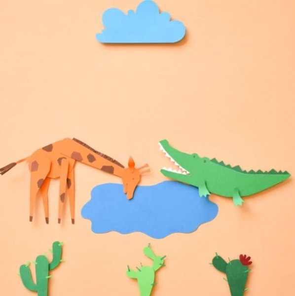 İç ısıtan kağıt oyma sanatı çalışmaları