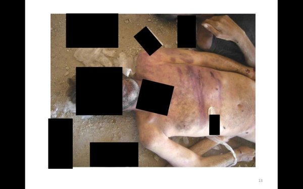 Suriye'deki savaş suçuna ilişkin ilk görüntüler - +18