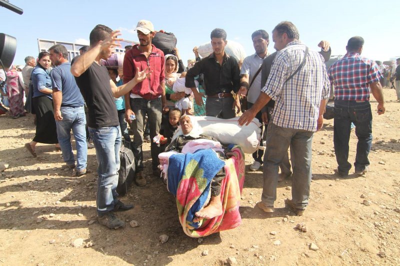 IŞİD'den kaçan Suriyeli Kürtler