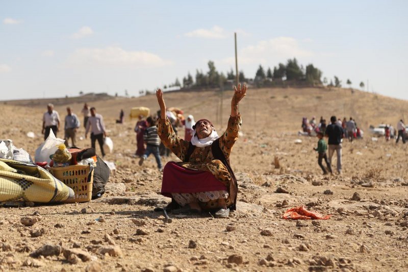 IŞİD'den kaçan Suriyeli Kürtler