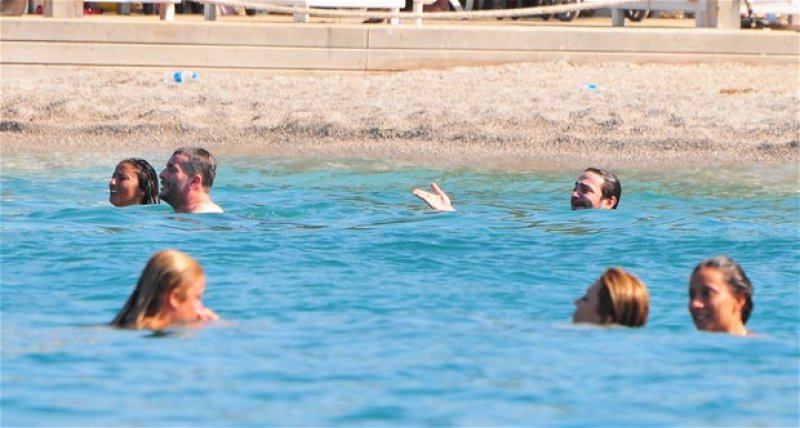 Ahmet Kural ve Murat Cemcir tatilde