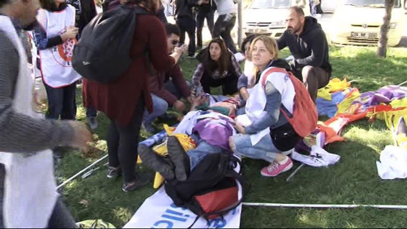 Ankara'daki patlamadan ilk görüntüler