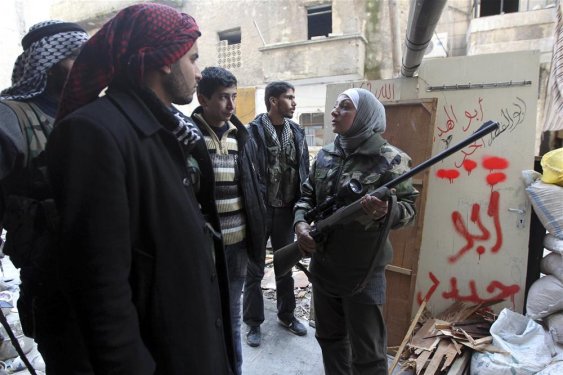 Bu da Suriye'nin kadın Guevara'sı