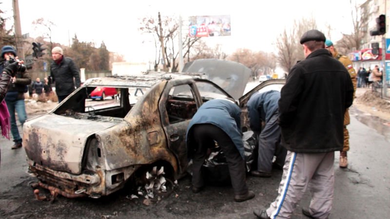 Ukrayna'da otobüs durağına saldırı: 13 ölü