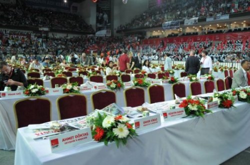 CHP'nin 34. kurultayından kareler