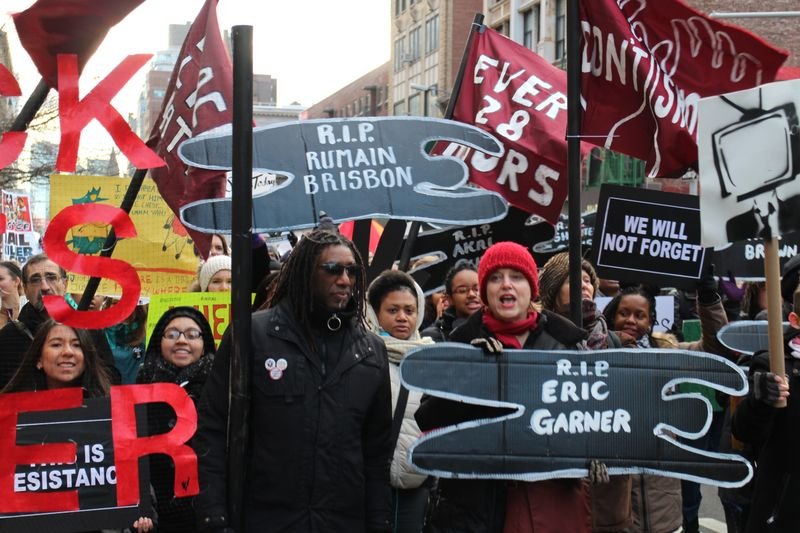 ABD'de polis şiddeti eylemi