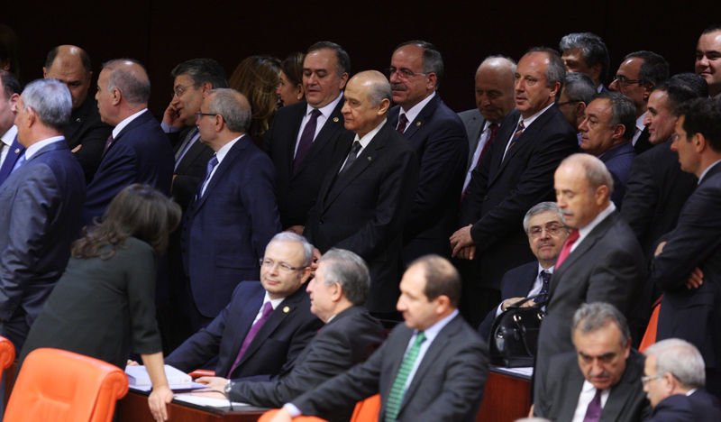 Meclis Genel Kurulu'nda yapılan oylamadan görüntüler