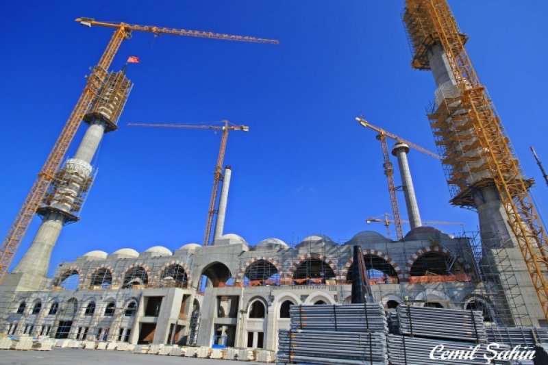 Çamlıca Camisi�nin son hali görüntülendi