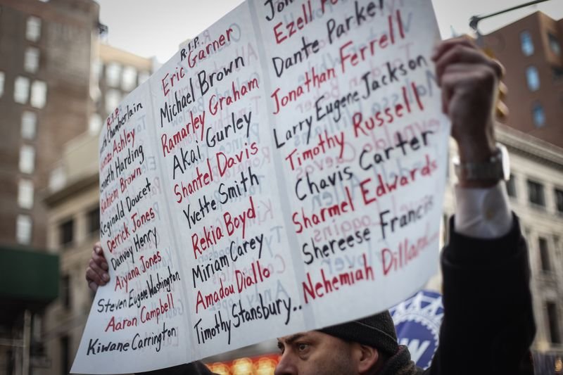 ABD'de polis şiddeti eylemi