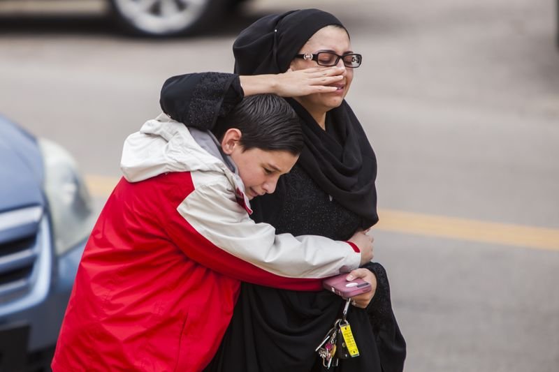 ABD'de öldürülen 3 Müslüman genç toprağa verildi